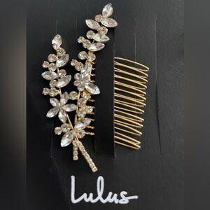 Lulus Gold Bridal Hair Pin